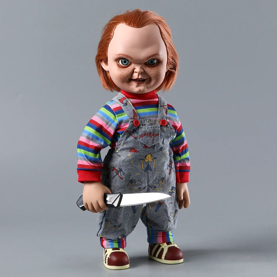 Child's Play - Chucky 15" Good Guy with Sound Sneering Mezco PVC Figure Action Figurine Collectible Model Toy