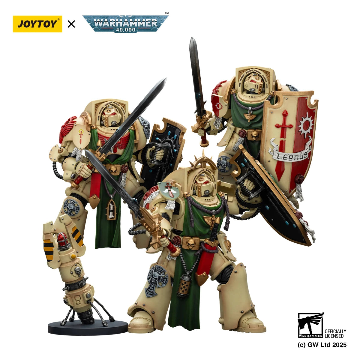 JOYTOY 1/18 Action Figure Warhammer40K Dark Angels Deathwing Knight 1 2 3 figure toys