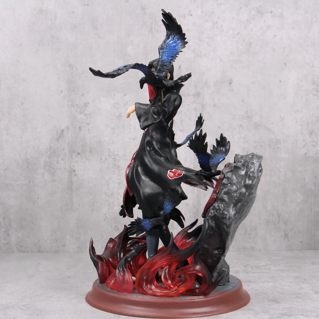 2025 Hot Naruto Crow Hall Itachi GK Uchiha Itachi Statue Anime Figure Model Desktop Ornament Hand-made Collection Brithday Gift
