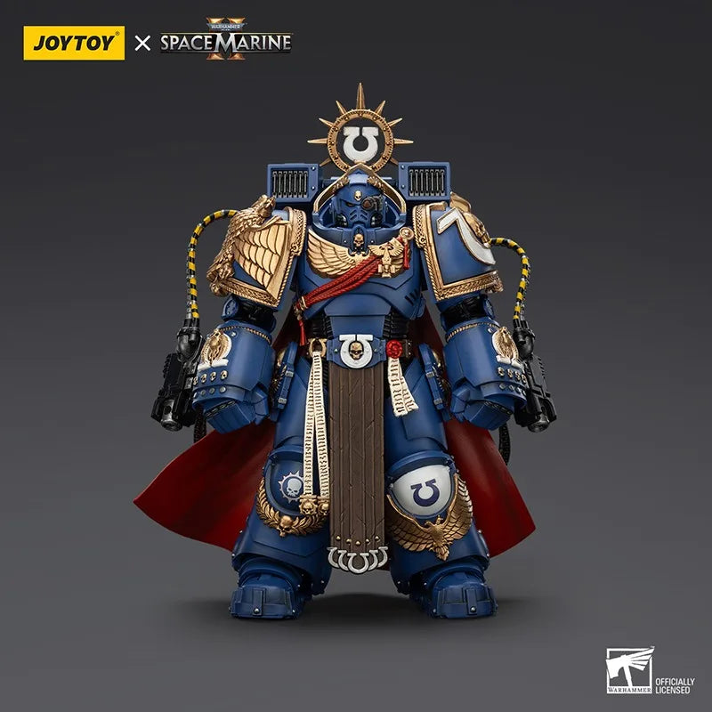 Joytoy Warhammer1/18 Action Figures Ultramarines Marneus Calgar, Chapter Master with MkX Gravis Armour and Gauntlets of Ultramar
