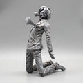 25 cm große Boa Hancock One Piece Anime-Figur Cheongsam Petrification Sanji mit austauschbarem Kopf, Statue, Modell, Dekoration, Kinderspielzeug, Geschenk