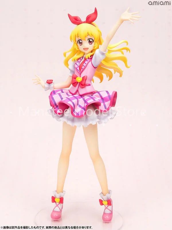 MegaHouse Original Lucrea Aikatsu! Ichigo Hoshimiya Pink Stage Coord PVC Action Figure Anime Model Toys Collection Doll Gift