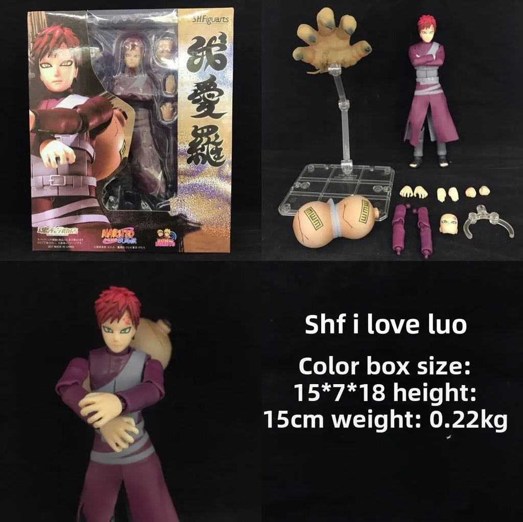 SHF Naruto Movable Naruto Sasuke Kakashi Uchiha Itachi Handmade Model Toy Doll naruto figure joytoy 1 18
