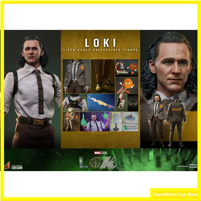 100%Original Hot Toys Loki TMS061 Tom Hiddleston The Time Controller Time Administration In Stock Action Figures Model
