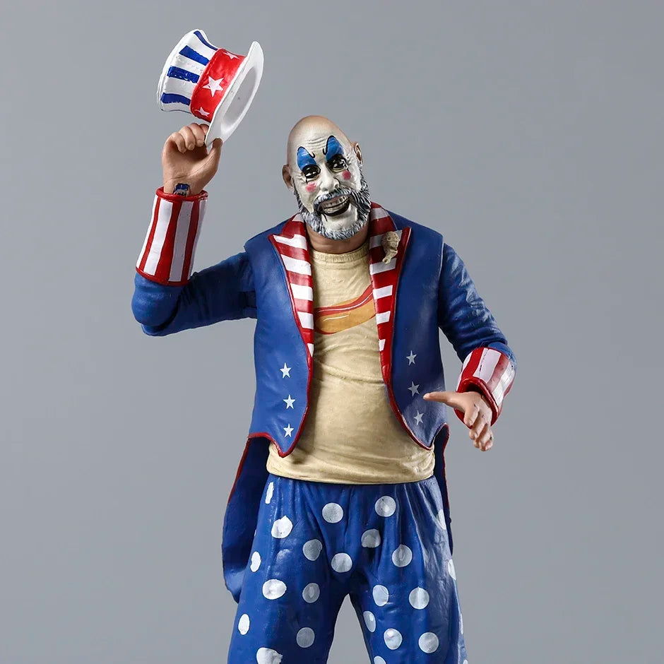 NECA House of 1000 Corpses Otis Driftwood Captain Spaulding 20th Anniversary Movable Body Joint Action Figure Toy