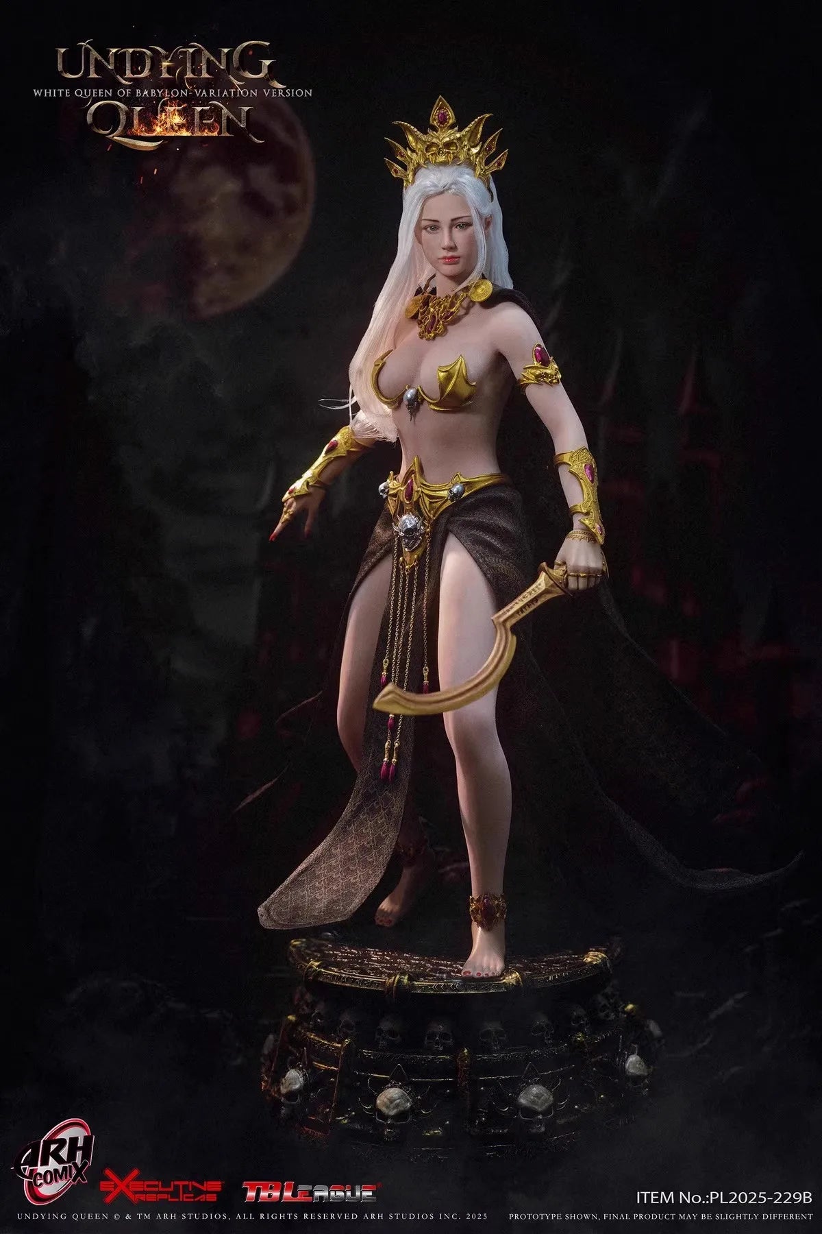 TBLeague PL2025-229 1/6 Soldier Queen of Babylon Movable Eyes 12'' Action Figures Model Toy In Stock