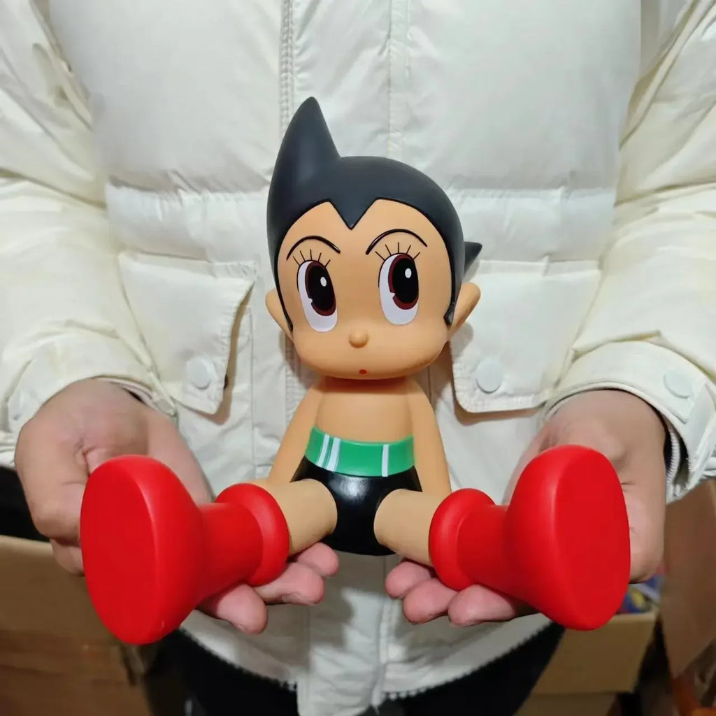 New 40CM Large Anime AstroBoy Mighty Atom Tetsuwan Atom Movable PVC Action Figures Statue Collection Model Toys Holiday Gifts