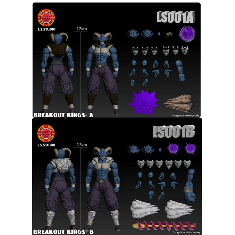 Dragon Ball LS Studio Breakout King Moro A/B 1/12 Viel Glück Modell Animation Modell Action Figur Spielzeug Sammlung Geschenk