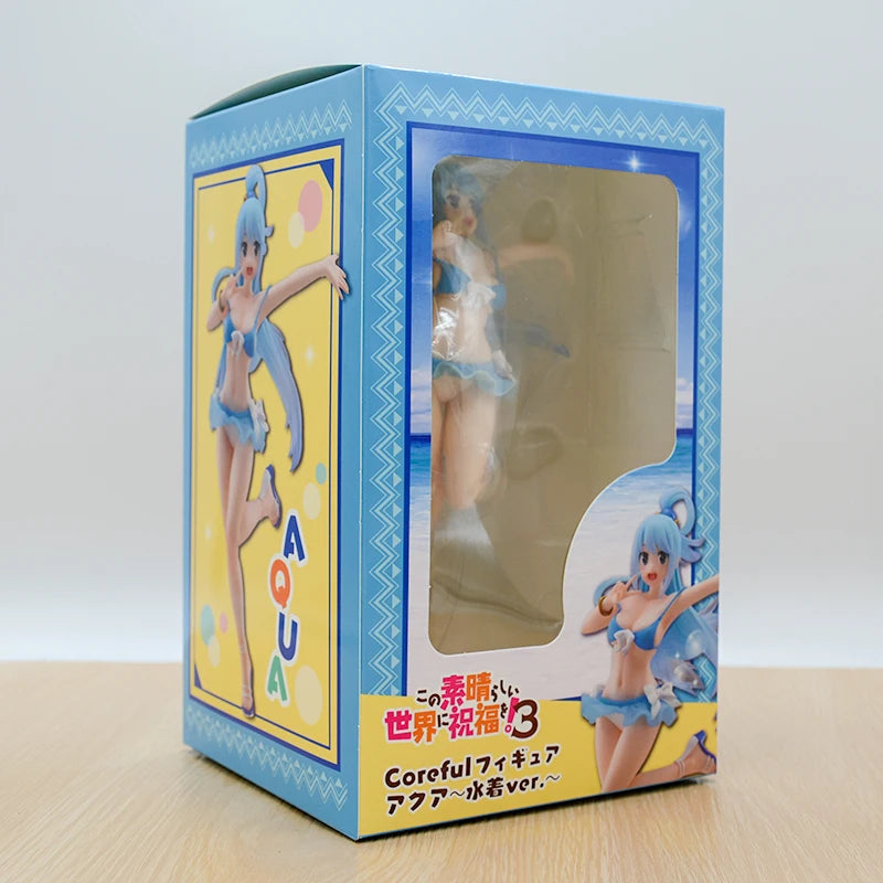 KonoSuba God's Blessing on this Wonderful World! Aqua Anime Girl Figure Megumin/Yunyun/Darkness Action Figure Model Doll Toys
