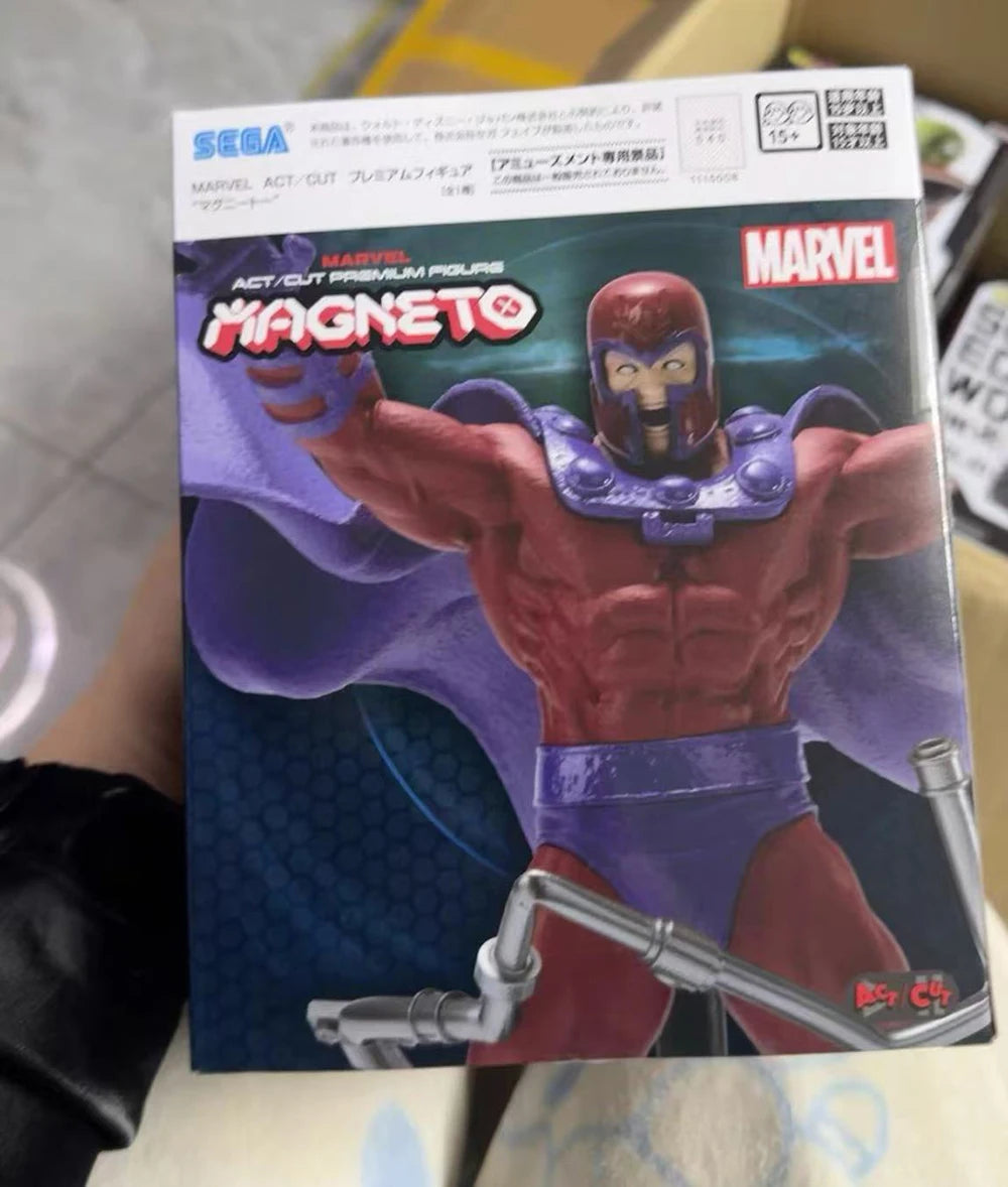 100% Original in Stock SEGA  ACT/CUT Premium Figure X-Men Magneto Garage Kit Collection Series Model Toys Model Decoration