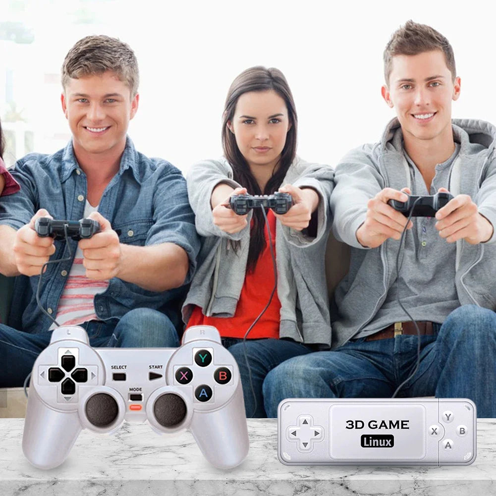 Y6/M8 Retro Game Console 4K HDMI-Compatible Output Low Latency GD10 TV Game Stick Dual Handle Portable Home Game Console for GBA