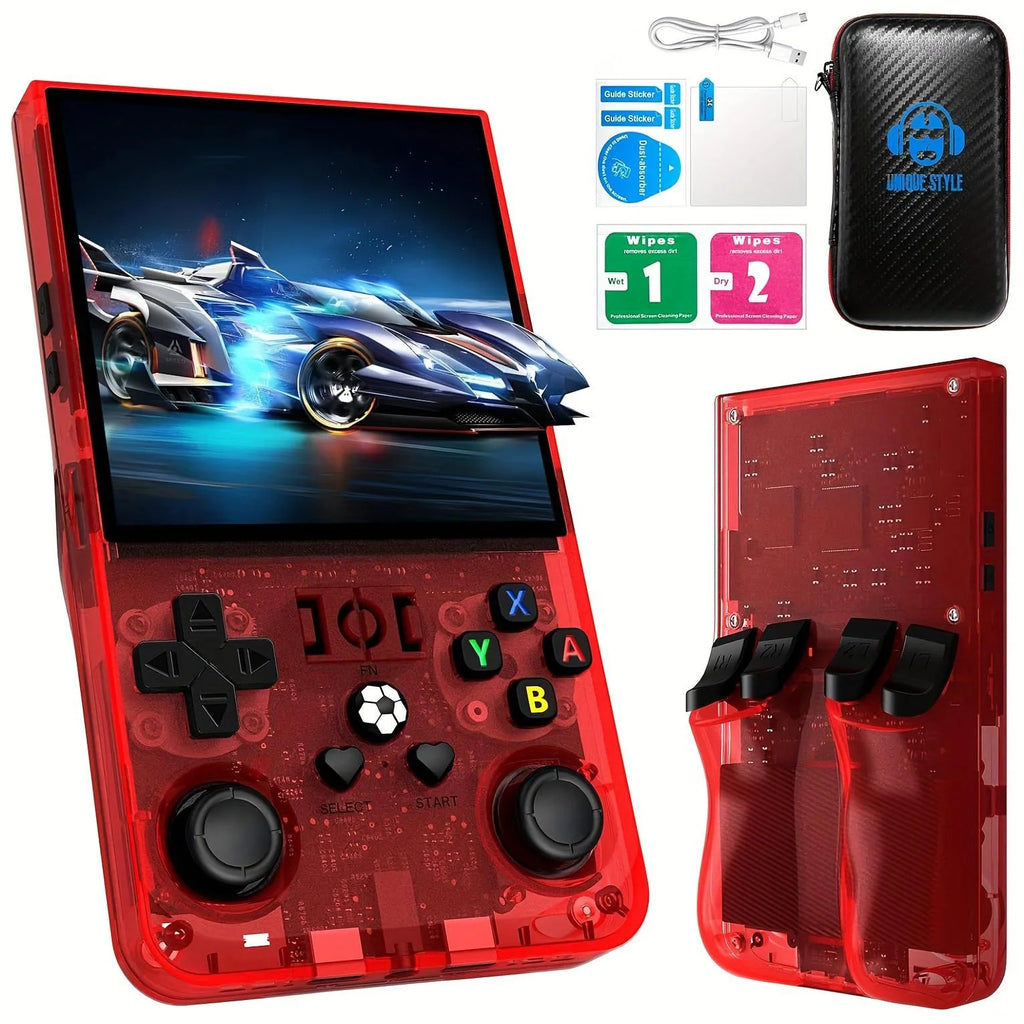 WUDS R36MAX Retro Handheld Game Console, Portable Hand Held Open Source Linux System 4.0Inch IPS Screen Portable Video Player