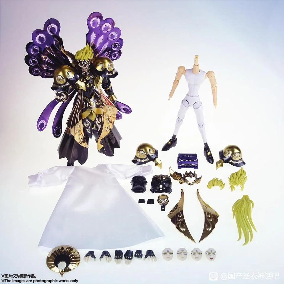 In Stock Mst Saint Seiya Myth Cloth Exm/Ex Metal Hades Hypnos God Of Sleep With Casual Wear Knights Of The Zodiac Action Figure