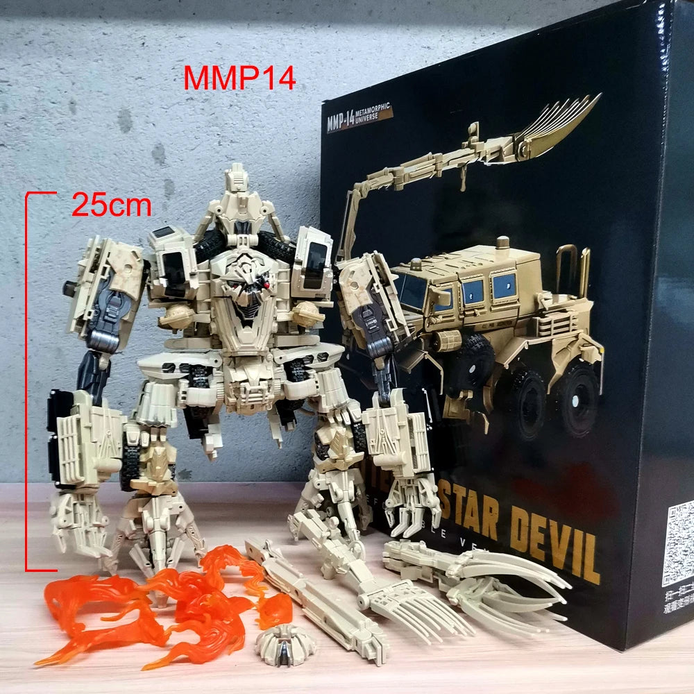 Transformation Toys Bonecrusher MMP14 Brawl Black Apple MMP15 MPM14 MPM15 Tank Car Action Figure Deformation Robot Anime Model