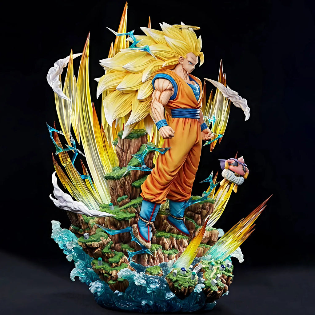 Dragon Ball 42cm Z Son Goku Ssj3 Figure Super Saiyan 3 Goku Action Figures Gk Statue Collection Model Toys For Children Gifts