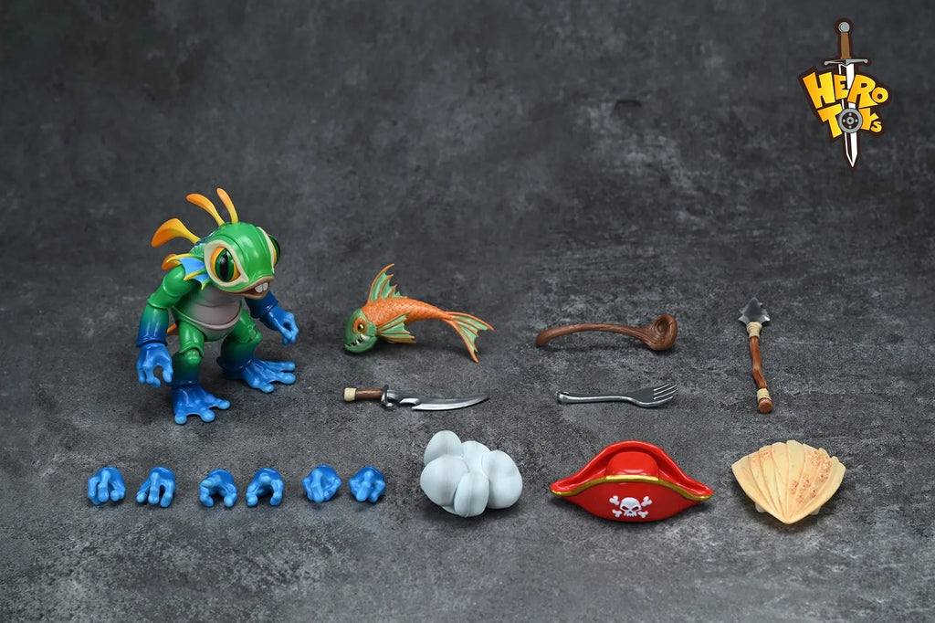 Auf Lager: Original Hero Toys Mety Toyz Warcraft Murloc Actionfigur im Maßstab 1:12