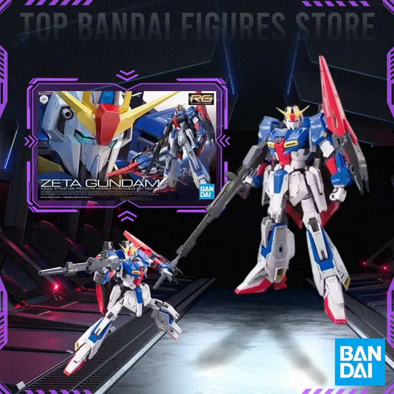 Bandai RG RX-78-2 WING RX-93-V2 UNICORN GOD GUNDAM In stock Anime Original Model Toy Action Figure Robot Collection Toy Gift
