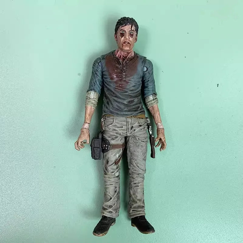 Genuine Bulk 5 Inch Action Figure Rick Grimes Morgan Jones Andrea Pvc Anime Model Collectible Toy
