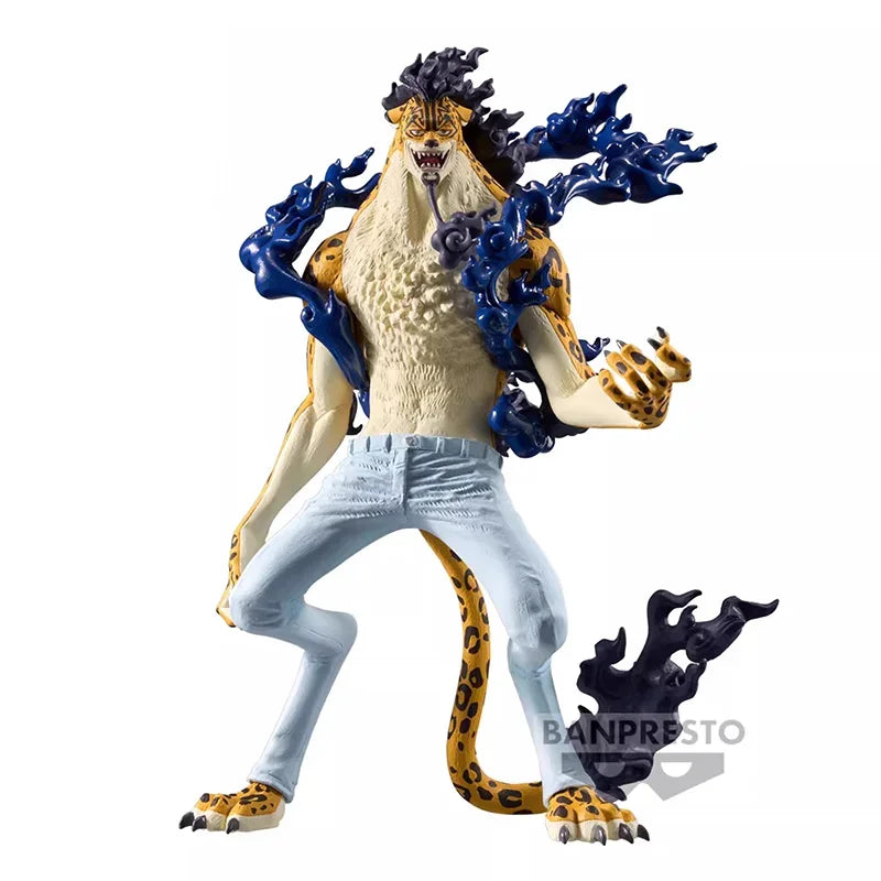 Bandai Original Banpresto Anime One Piece KOA King of Artist Rob Lucci Leopard PVC Actionfigur Modell Sammlerstück Geschenk