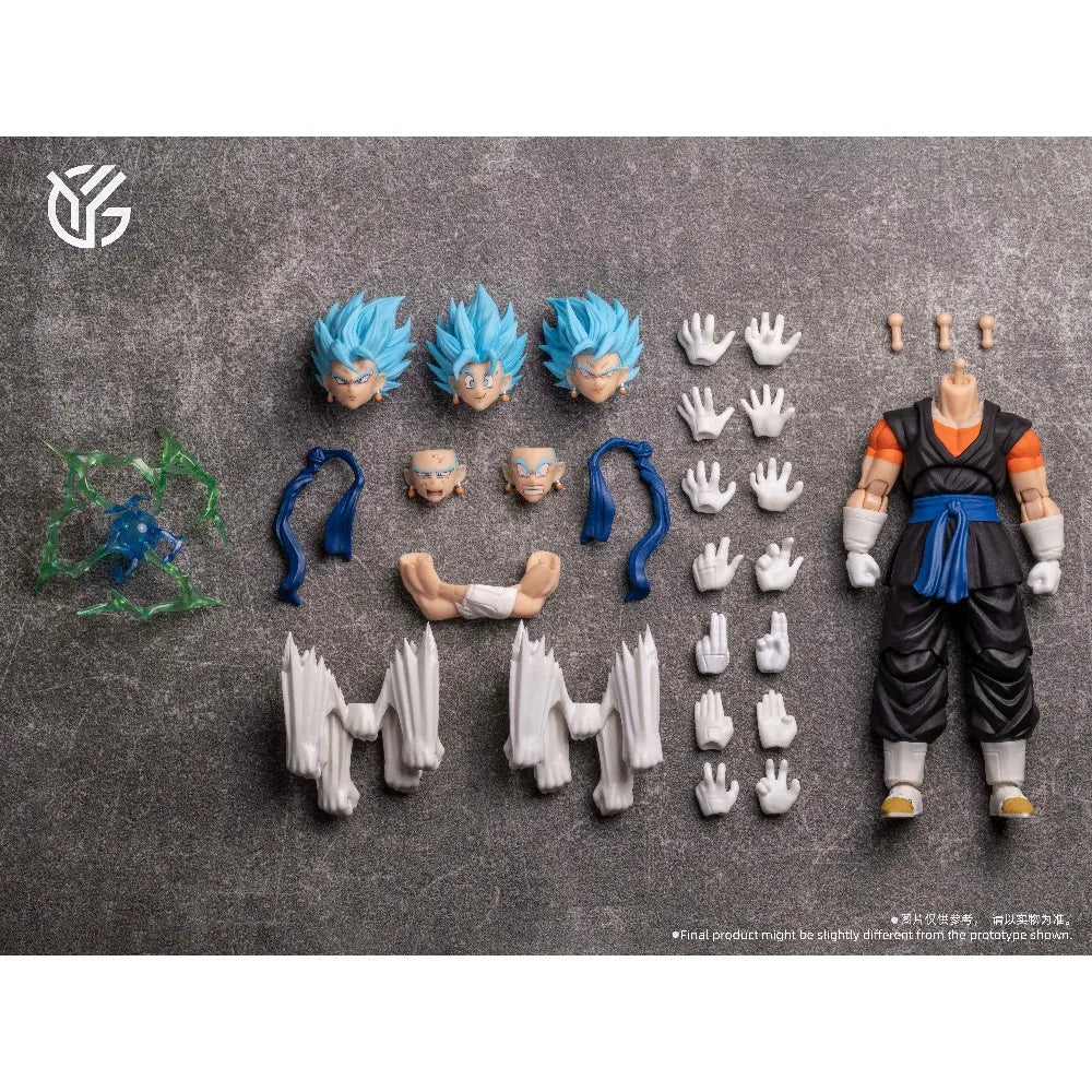 Original YGmw Studio OC Dragon Ball SHF Super Saiyan Fusion Warrior Vegito 07 Anime Action Figure Collectible Model Toy Gifts