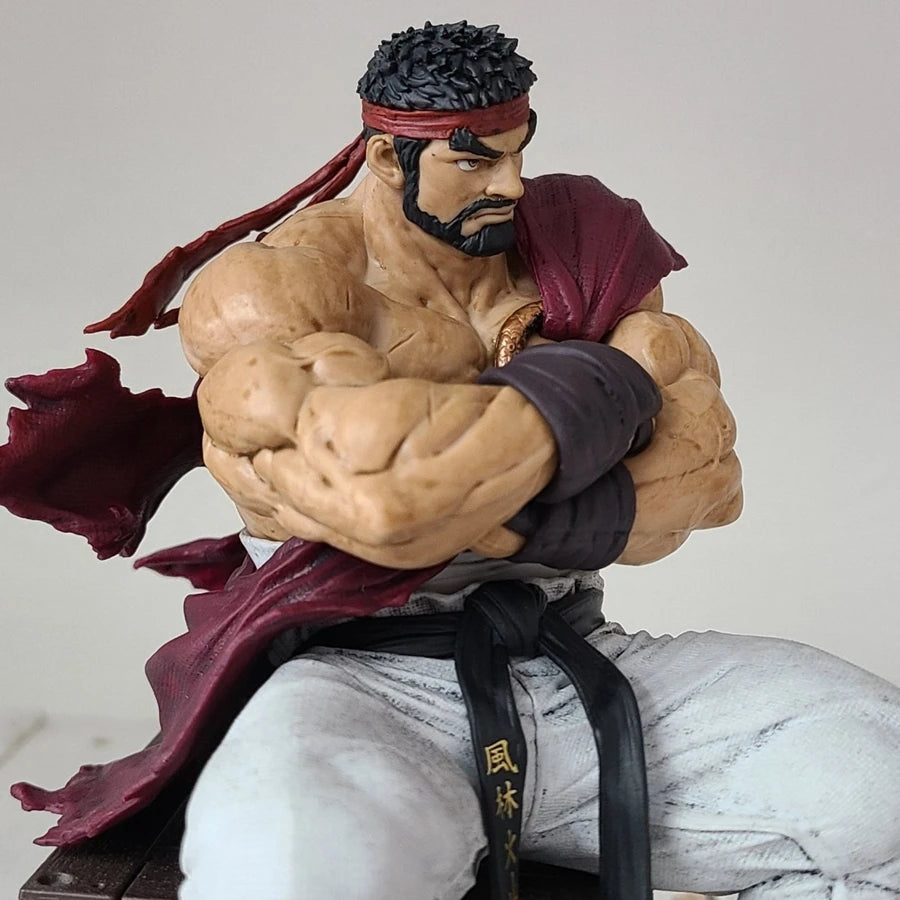 14cm Street Fighter 6 Anime Game Figure Ryu Action Figure Noodle Stopper Ryu Figurine Room Decorations PVC Collection Model Toys