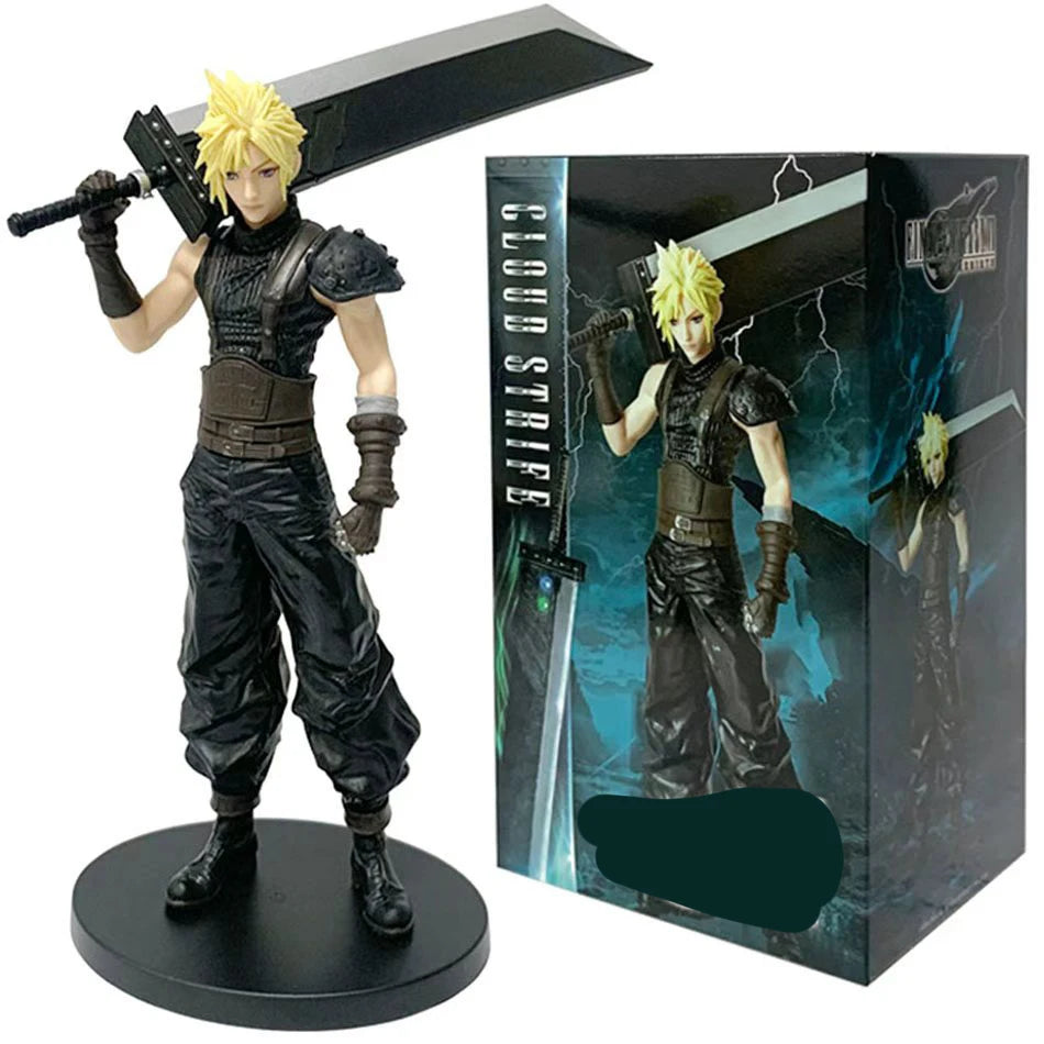 21CM //  Cloud Strife Tifa Lockhart Aerith Gainsborough Zack·Fair Figure Model PVC Toy Desktop Collection Accessories Gift