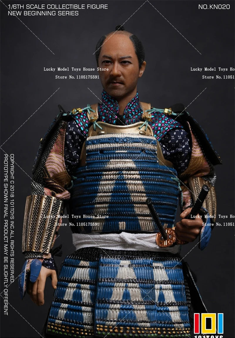 101TOYS KN020 KN021 KN022 1/6 Japan Armored Ghost Warrior Cloth Action Figure Static Long Sward Ornament 12inch Samurai Soldier