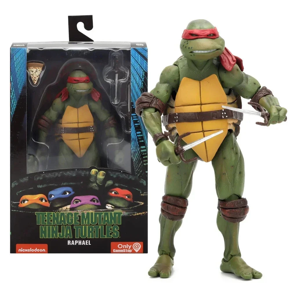 Ninja Turtle Anime-Actionfigur Neca 1990 Filmversion Limitierte Auflage, PVC-Zustand, zum Jubiläum präsentiert