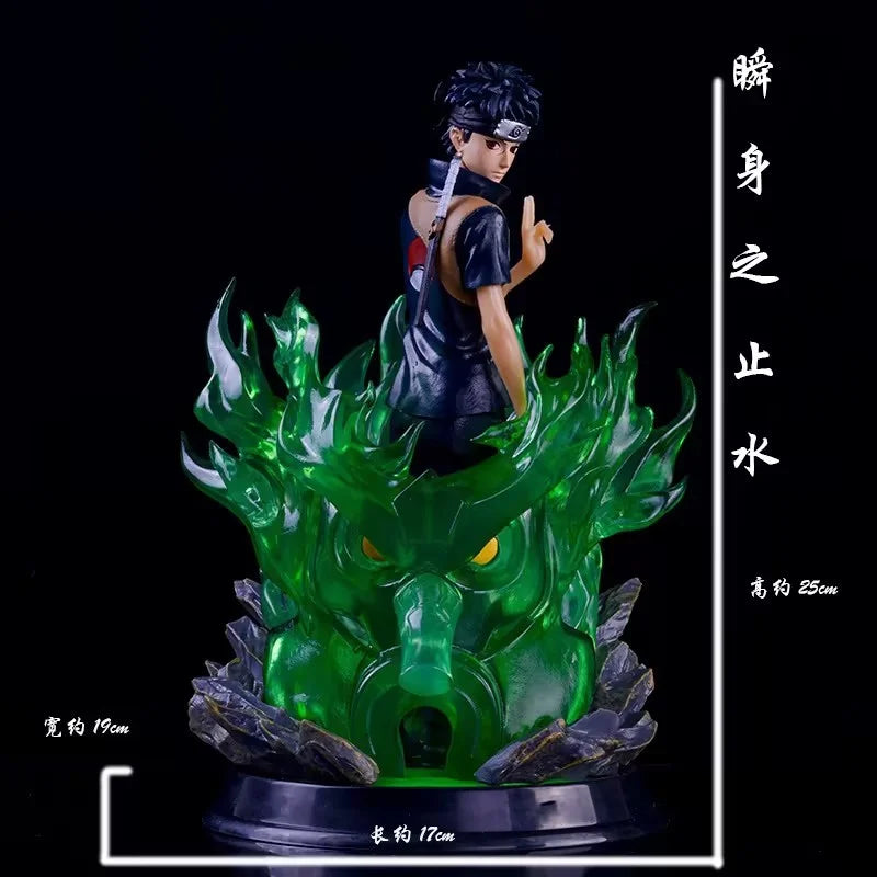 25CM Anime Naruto Uchiha Shisui Statue PVC Actionfigur Naruto Shippuden Kakashi Figur Sammlermodell Spielzeug Schreibtischdekoration