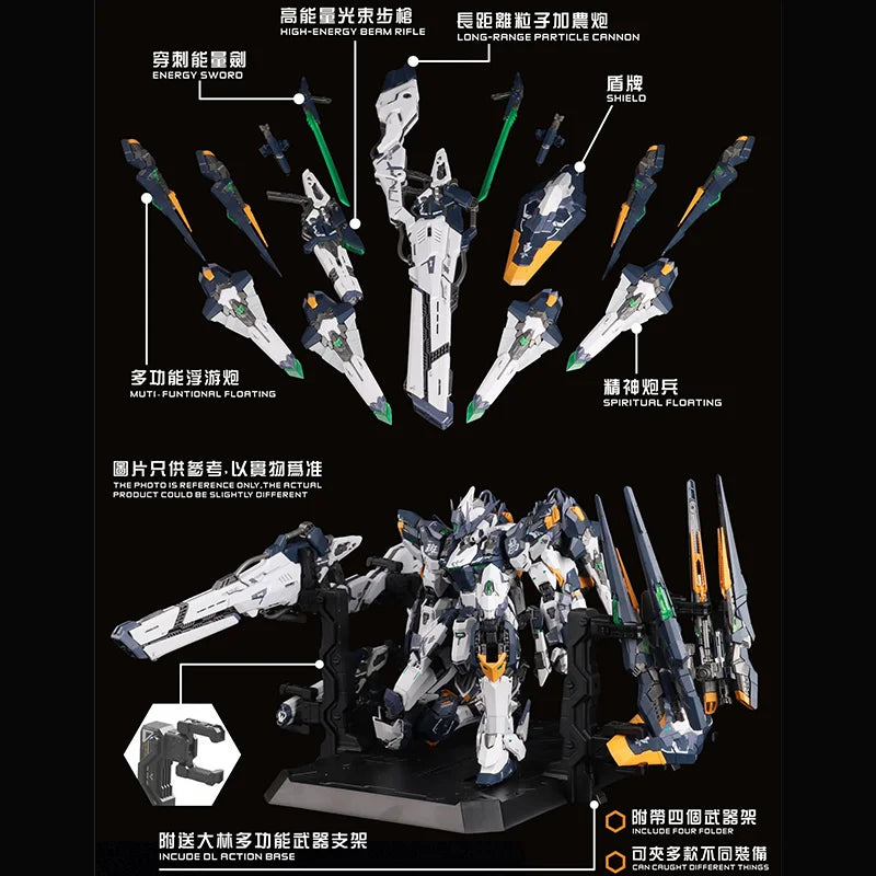 In Stock DLK HOBBY ZAW-S01 Streptopelia MG 1/100 Toy Assembly Model Kit Action Figure Multi-layer Frame High Detail Mecha Gifts