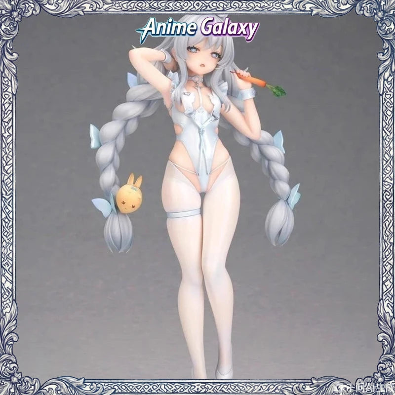 White Rabbit Anime Bunny Girl Kancolle Ship Girl Figure Model Desktop Display Ornaments Pc Case Modding Collectible Gift
