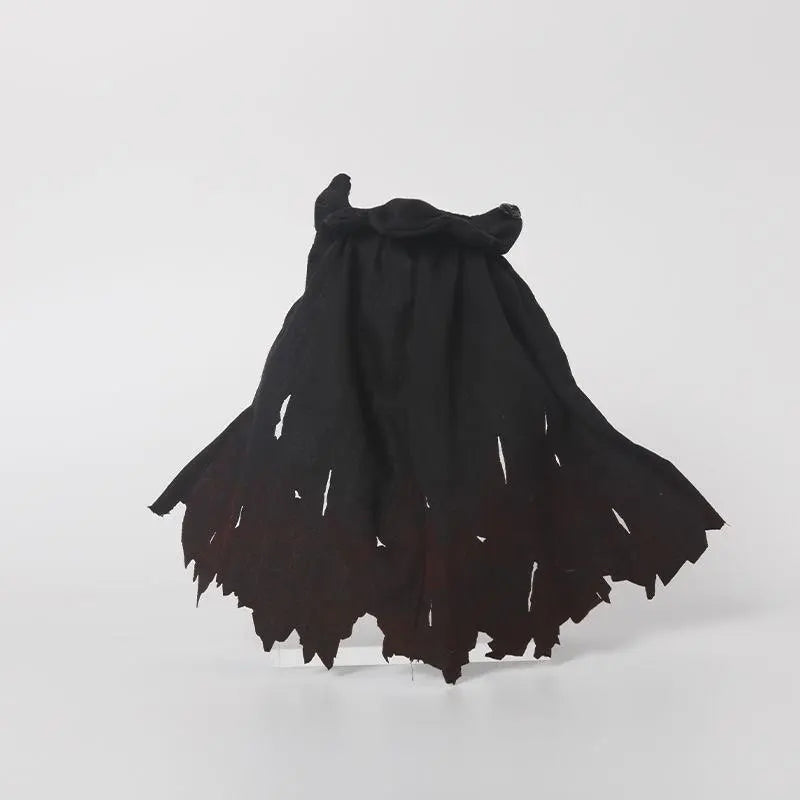 1/12 Scale Tactical Fabric Cloak Cape with Wire for Figma SHF Mecha Girl Action Figures Doll Outfit Display Accessories