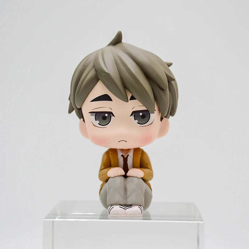 LookUp Haikyuu!! Atsumu Miya Anime Figure Osamu Miya Action Figure Kenma Kozume Figurine Q Version Statue Model Doll Toys Gifts