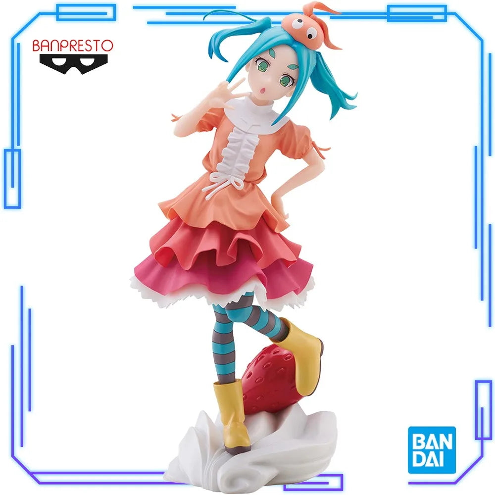 In Stock Bandai Original Genuine Banpresto Anime Tsukimonogatari ESPRESTO Sweet Bloom Ononoki Yotsugi 23cm Model Toy Figure Gift
