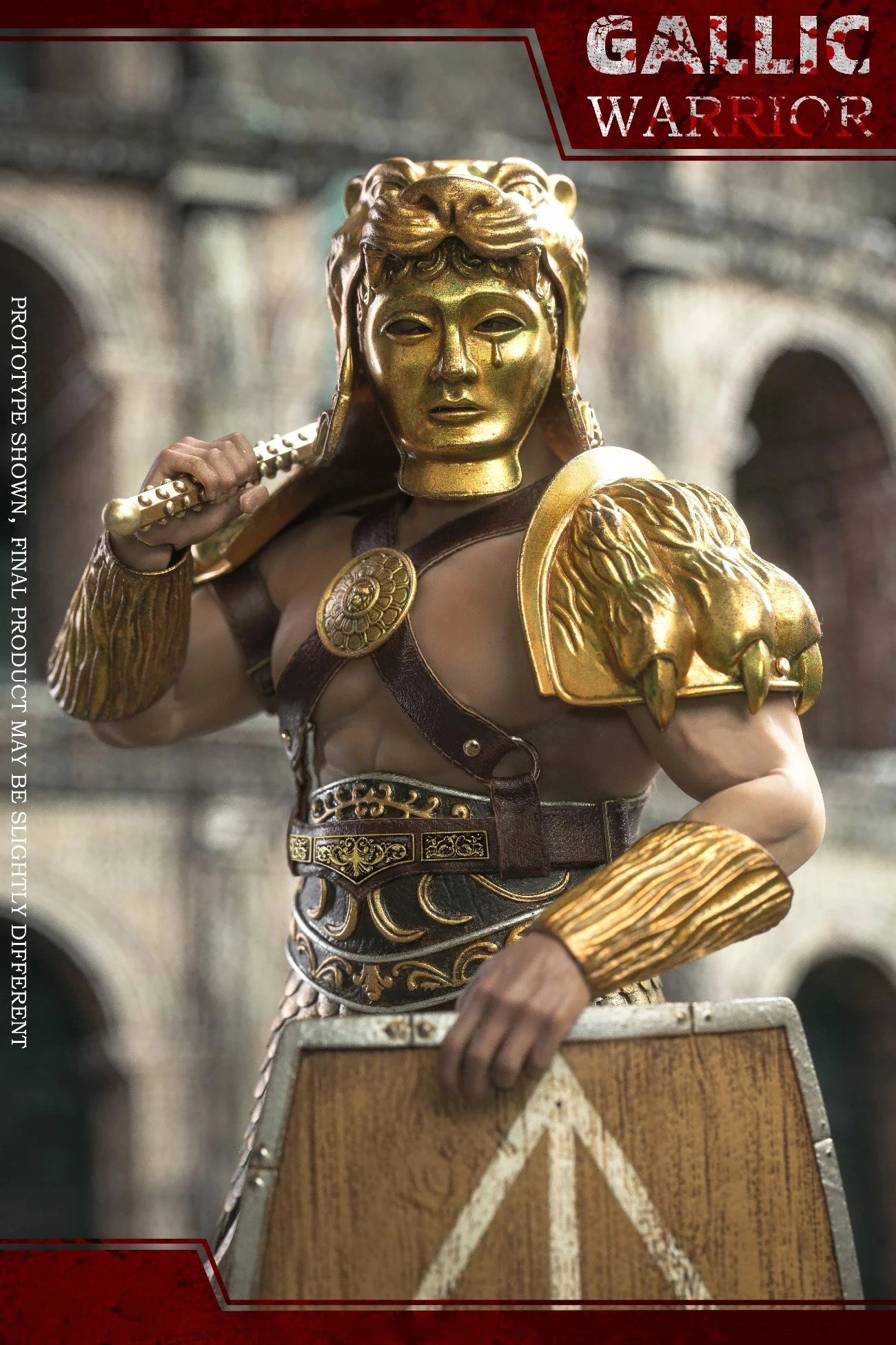 HHMODEL HAOYUTOYS HH18037 1/6 Scale Imperial Legion Hunting Ground Fighter Gaul Warrior Action Figure Set for Collectors
