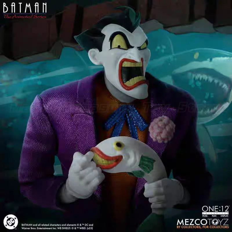 【In Stock】Mezco ONE:12 Batman Joker Animated Version 1/12 6-inch Action