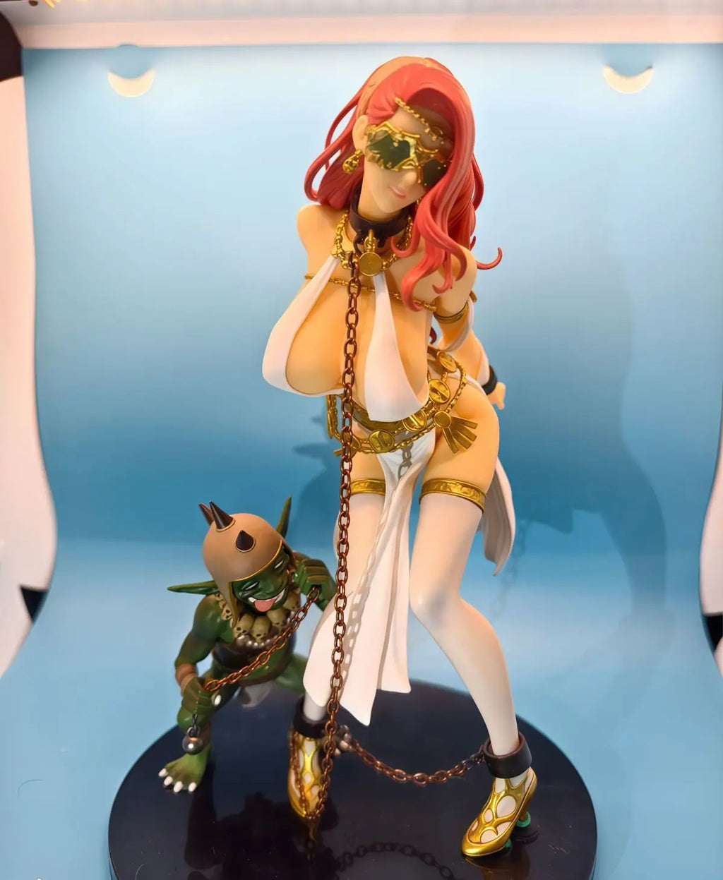 The Beautiful Queen Captured By Goblin Anime Figure No eye mask Sexy Girl Statue High Quality Version Model Doll Toys Gifts