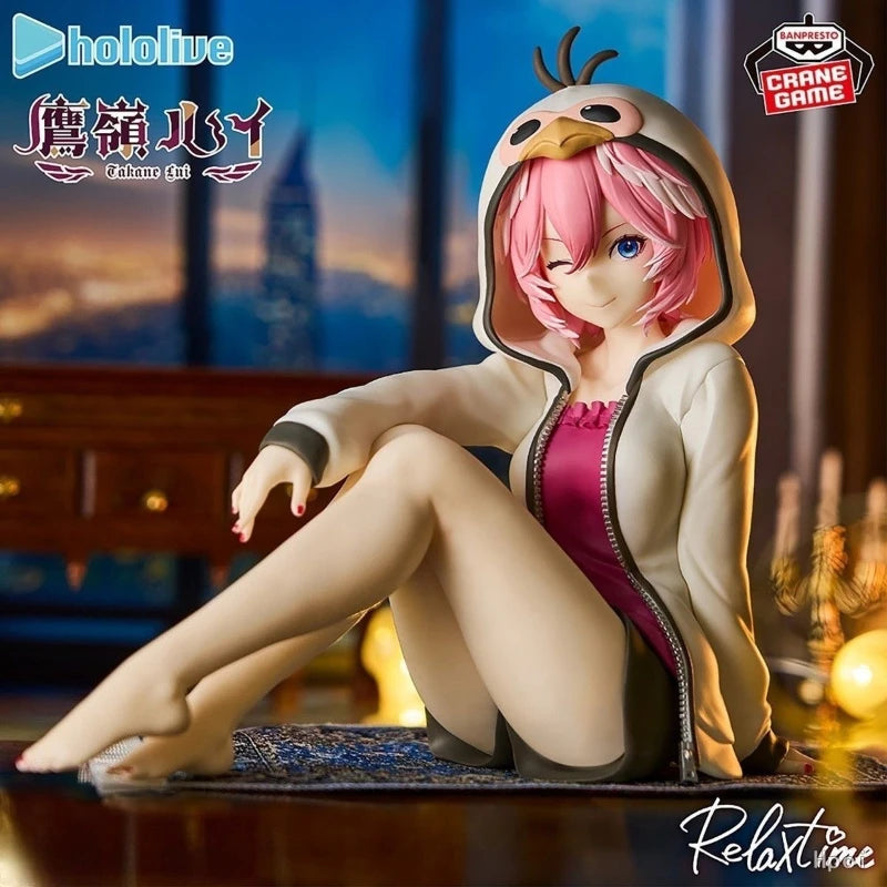 Original Bandai Banpresto Relax Time Hololive Takane Lui Collectible Animation in stock Figure Vtuber Virture Idol Model Toys wy