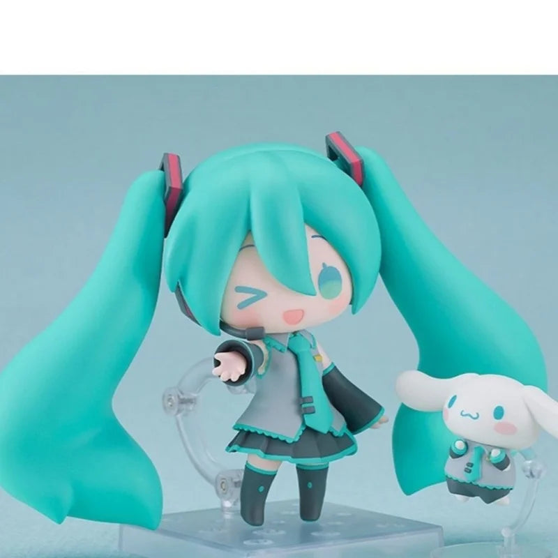 Domestic GSC Nendoroid #2306 Hatsune Miku  Cinnamoroll Customizable Face And Movable Figure Desktop Ornament For Girl's Gift