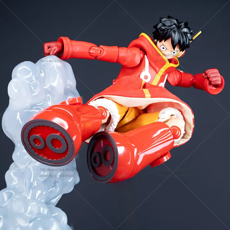 1/12 Scale Male Clothes Hemline ONE PIECE Egghead Island‌ Monkey D. Luffy Japanese Anime For shf 6-inch Action Figure Soldier