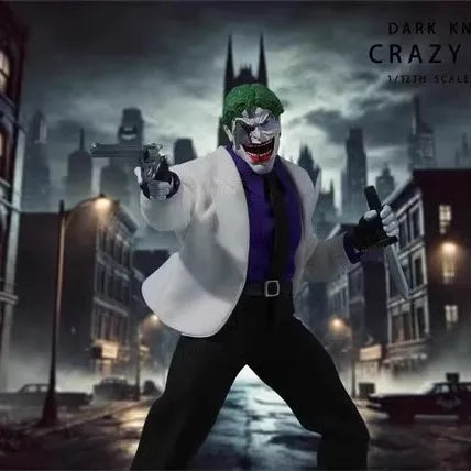 Joy Man Toys Crazy Criminal Actionfigur – Sammlerstück im Maßstab 1/12 aus Dark Knight Returns, Roboterspielzeug für Kinder, Geburtstagsgeschenk