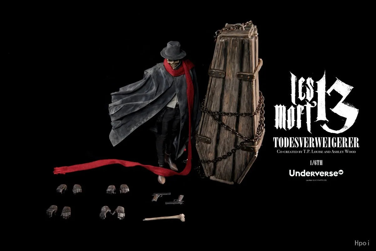 【In Stock】Original Underverse LES MORT 13 1/6 Action Figure Toy Model Gift Collection Ornaments