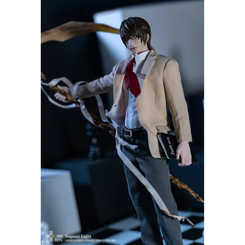 Original Gametoys GT008UP 1/6th Death Note Yagami Light Kira Half Body Silicone Body Version In Stock Anime Action Figures Toy