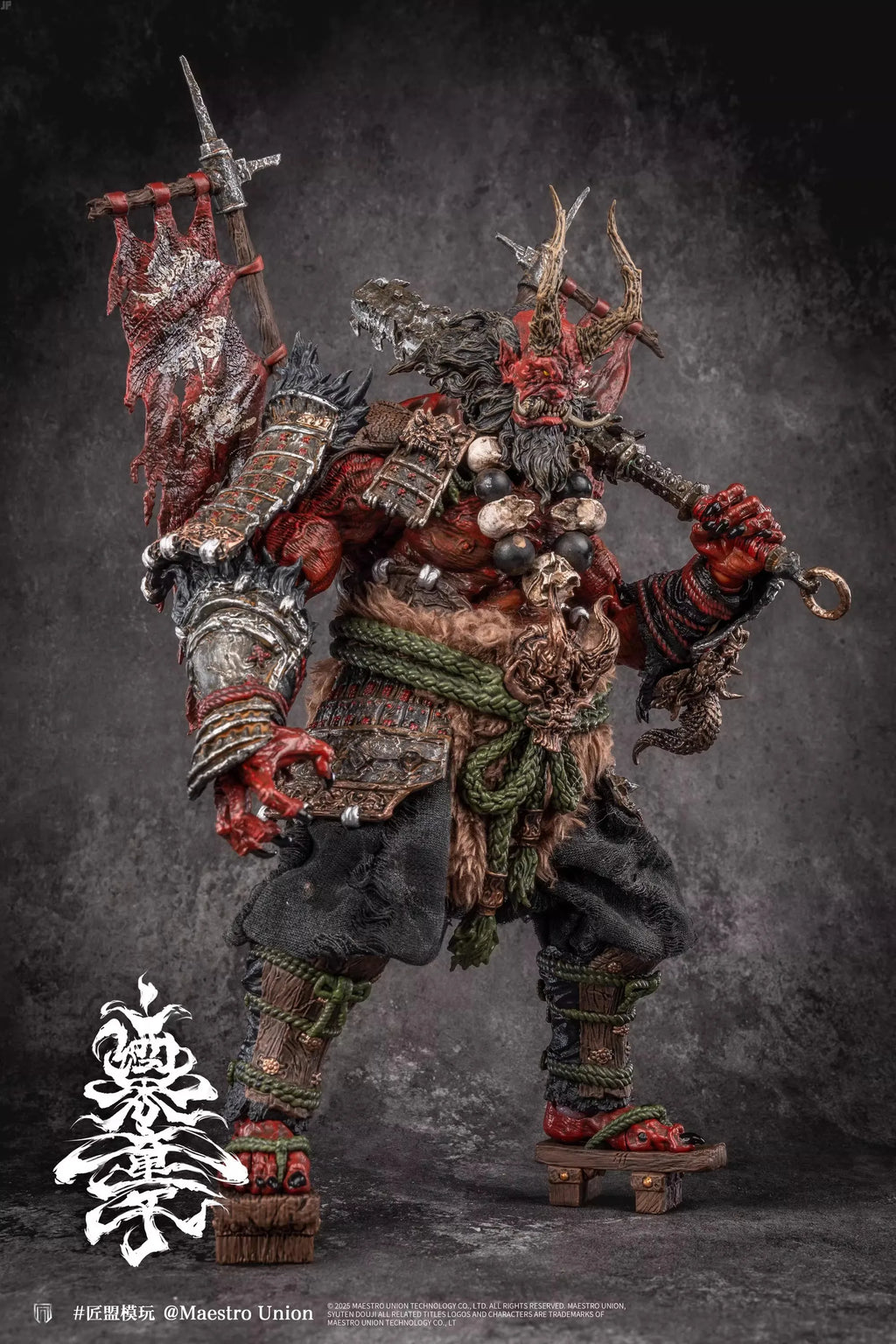 23cm Genuine Maestro Union Syuten Douji Ghost Of Da Jiangshan Immortal Legend Action Figure 1/12 Scale Mu-Il001 Collectible Toy