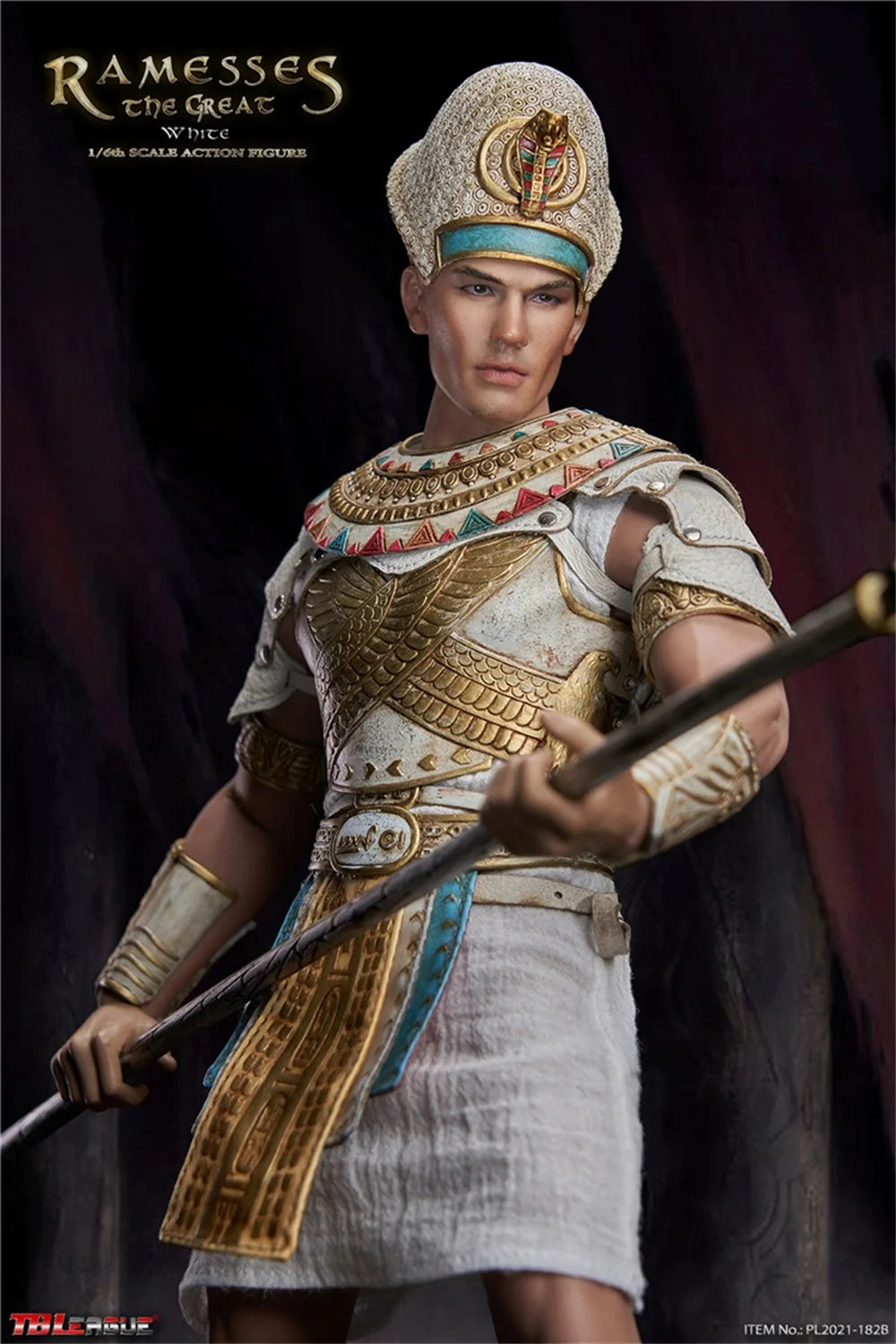 1/6 TBLeague PL2021-182B Ramesses the Great White Version Warrior Full Set Moveable Action with Platform Bracket Gift For Fans