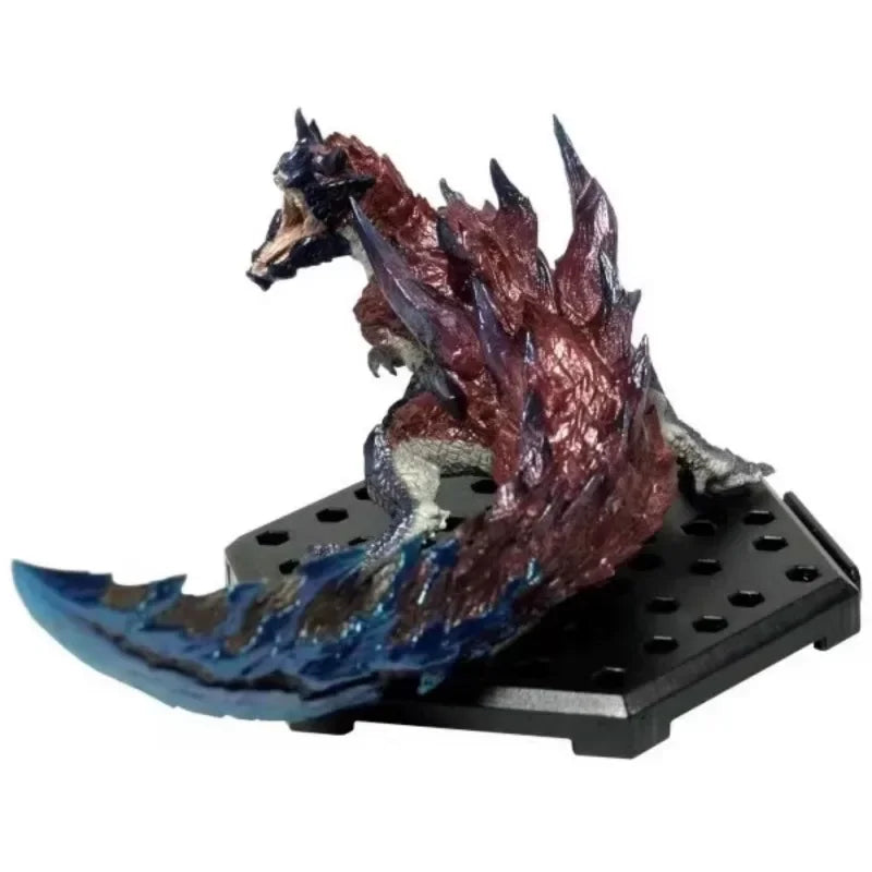 Monster Hunter World Iceborne Action Figure PVC Model, Nergigante Tigrex Basarios Dragon Collectible Decoration Toy for Adults