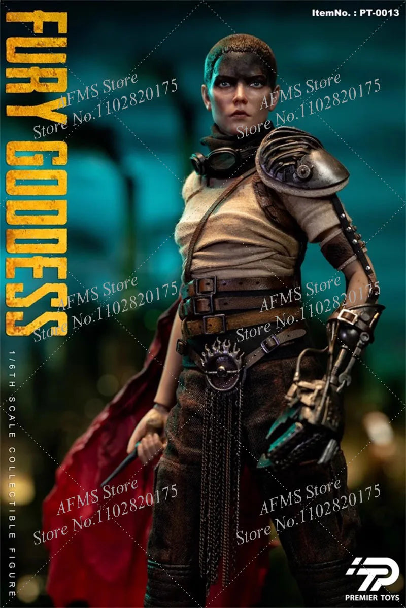 Premier Toys PT-0013 1/6 Scale Collectible Figure Blackened Wasteland Girl Anya Mad Max Fury Goddess Full Set 12" Action Figure
