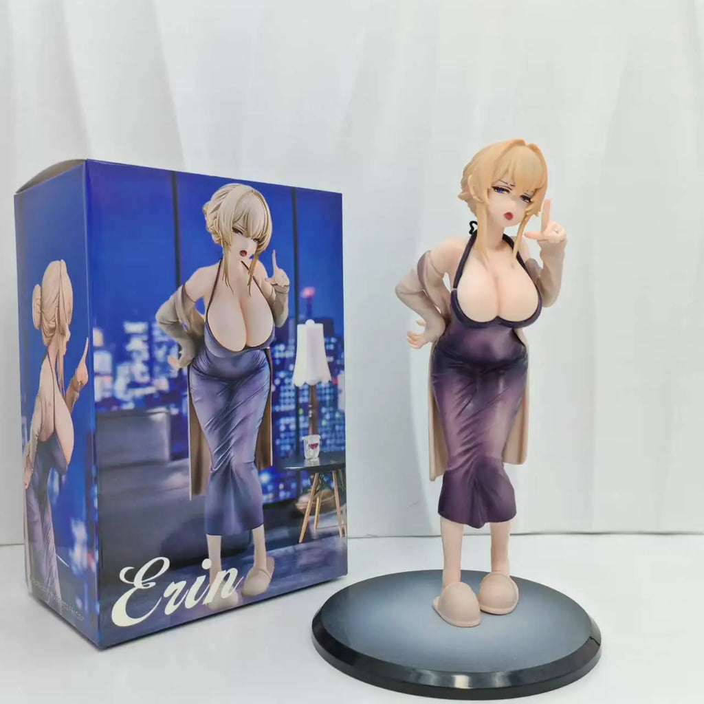 18cm Anime Erin Figure Maid Dressed Erin Figures Sexy Girls Statue Collection Dolls Desk Decoration Model Toy Kid Helloween Gift