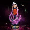 24cm Anime Dragon Ball Figure Son Goku Action Figures Ultra Instinct Super Saiyan Statue Pvc Emit Light Model Collection Gifts