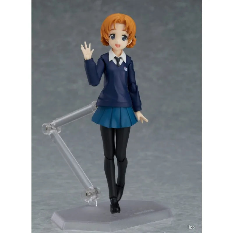Max Factory Figma Finished Product Movable Exquisite Doll Girl and Tank Theater Edition Anime Toys Model Festival Gift for Boys